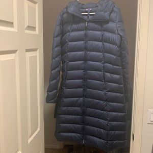 Patagonia Blue Silent Down Parka